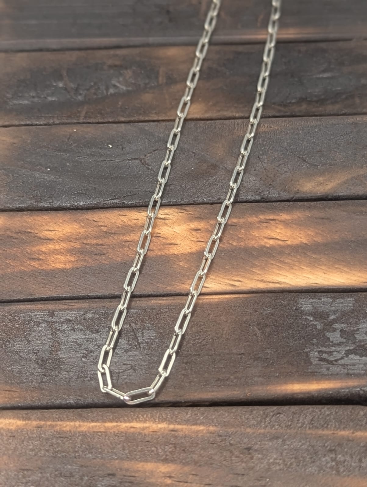 Sterling Silver Paperlink chain