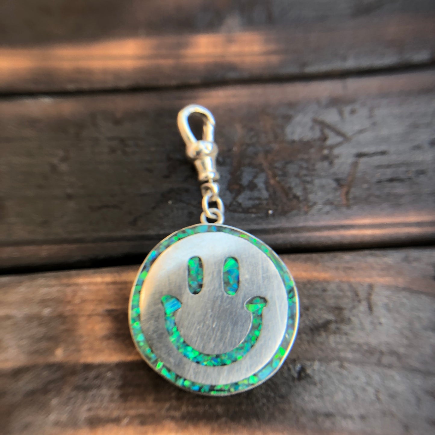 Smiley Day Tripper Opal Dust Pendant