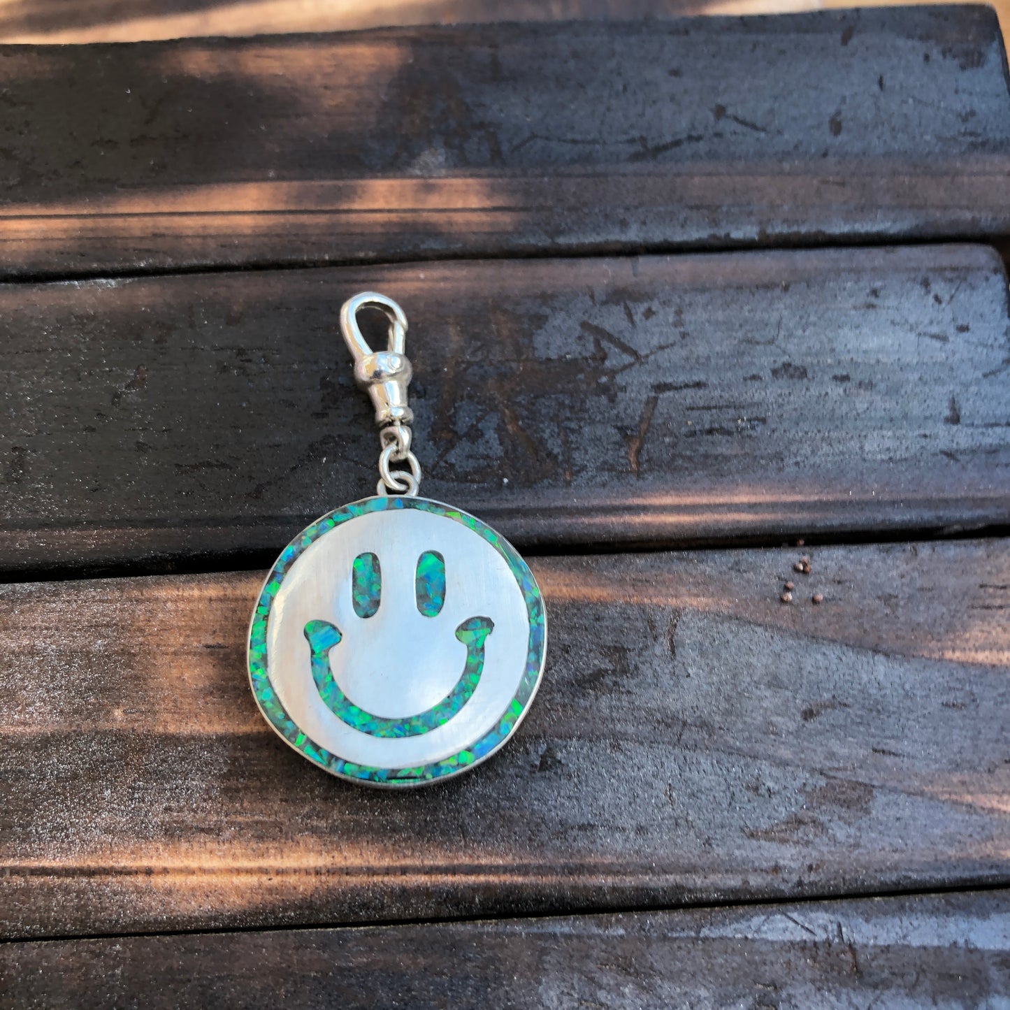 Smiley Day Tripper Opal Dust Pendant