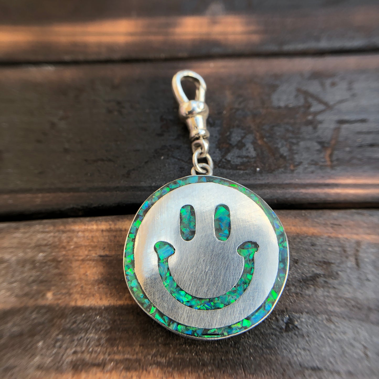 Smiley Day Tripper Opal Dust Pendant