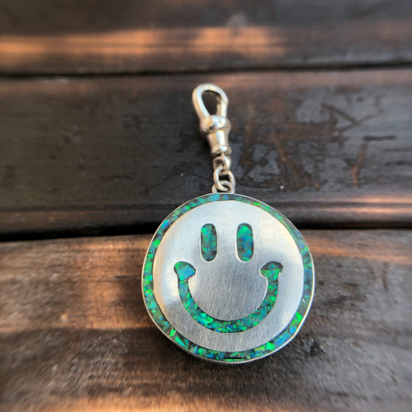 Smiley Day Tripper Opal Dust Pendant